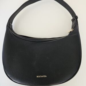 Black Leather Shoulder Bag